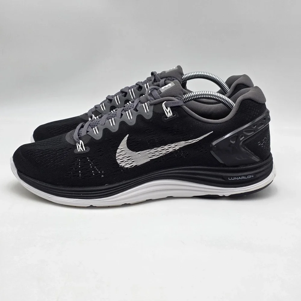 Nike Lunarglide 5 Black Athletic Running Shoes Sneakers 599160-010 Men's Sz 11